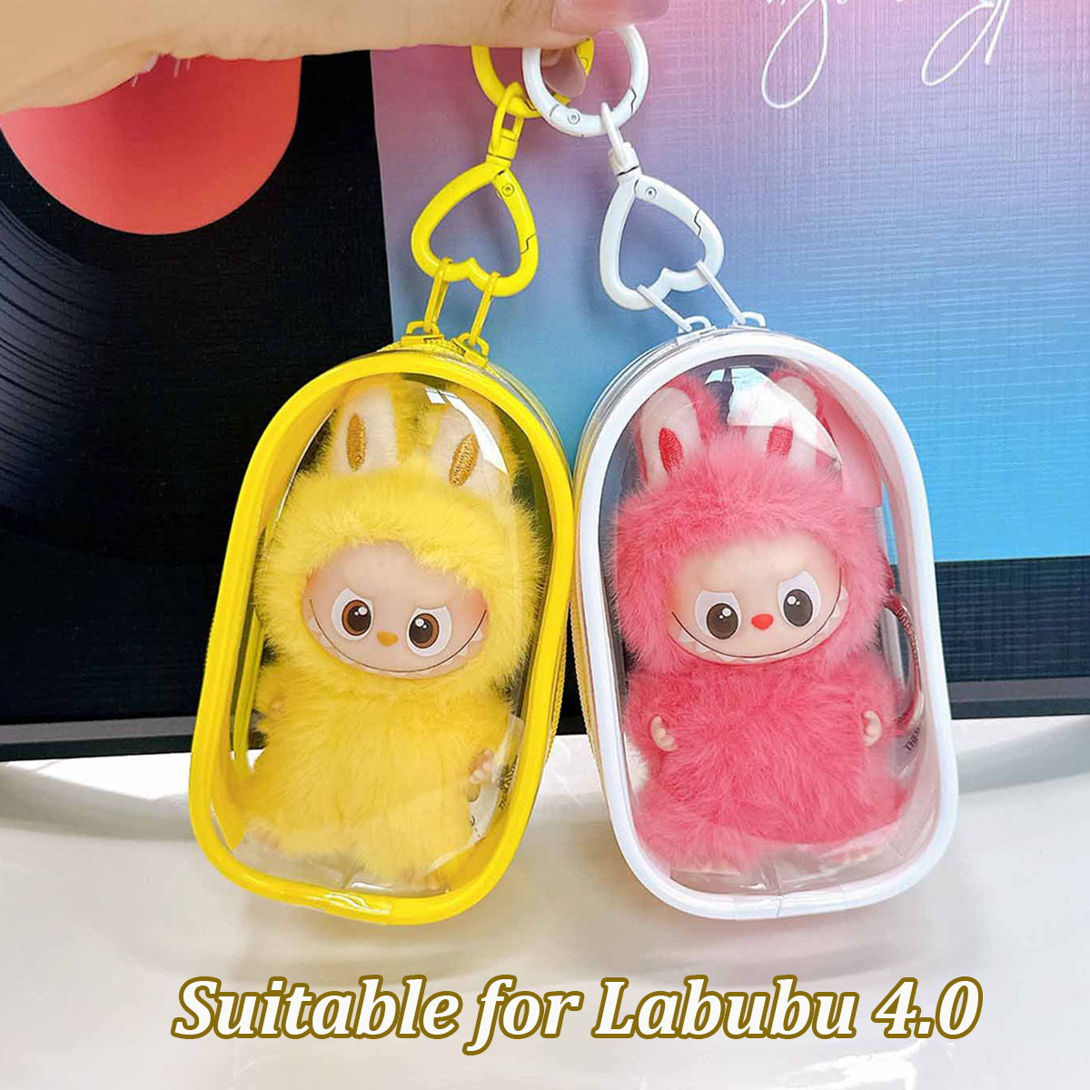 Men Accessories Organiser - Защитный чехол-органайзер для Mini Labubu, коробка-органайзер