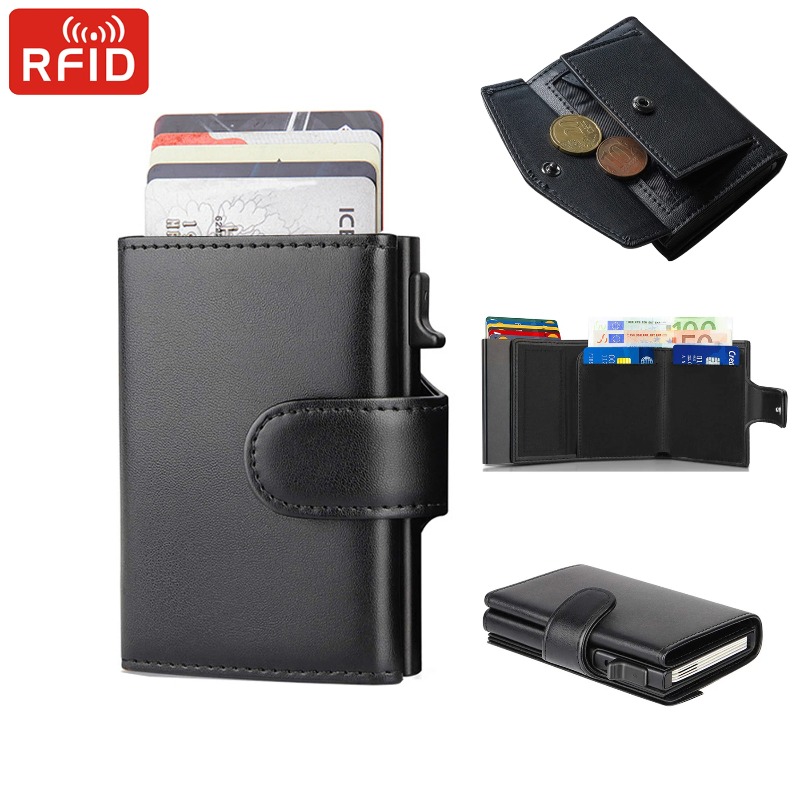 Металлический чехол для визитн – обзор и цена Coin Holder Men