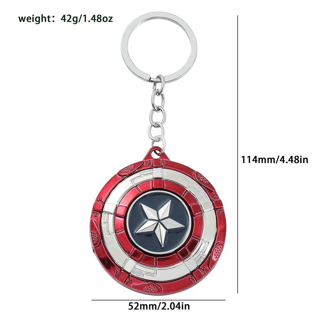 Брелок-щит Капитана Америки из – обзор и цена Men Keychain Accessories