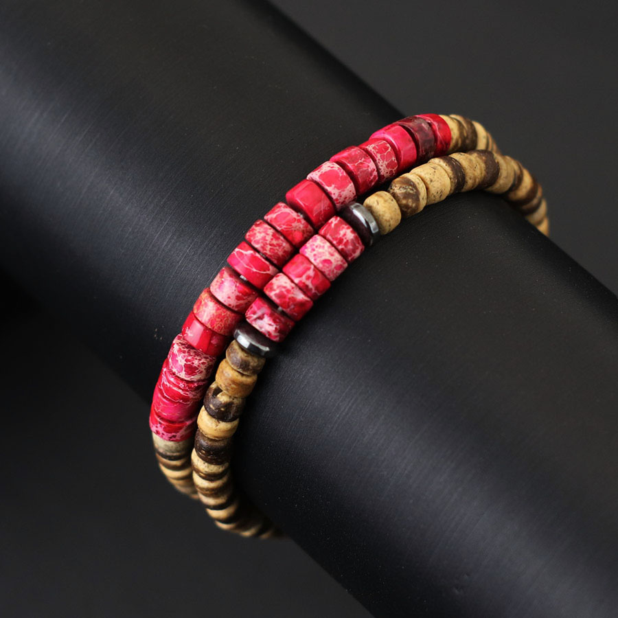Набор из 2 браслетов из натура – обзор и цена Men'S Yoga Accessories