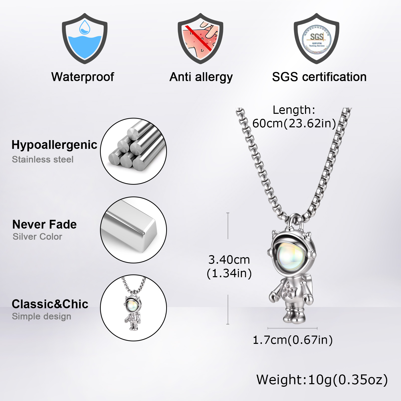 Ожерелье-кулон Vnox из нержаве – обзор и цена X Men Accessories