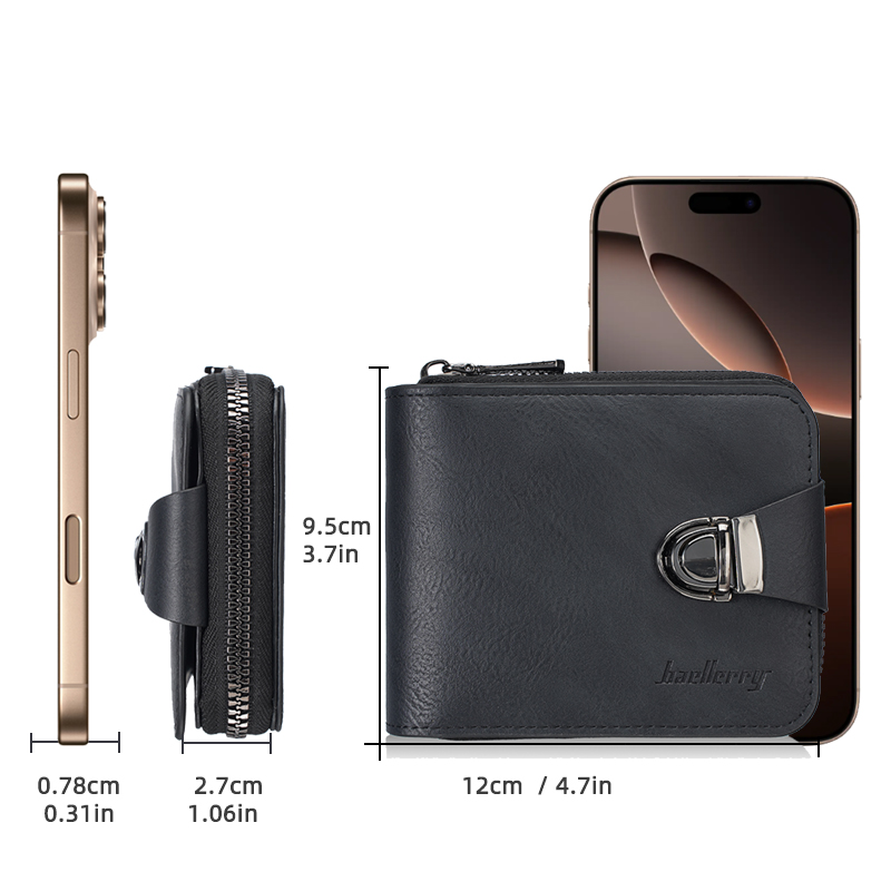 Baellerry новые мужские коротк – обзор и цена Coin Holder Men
