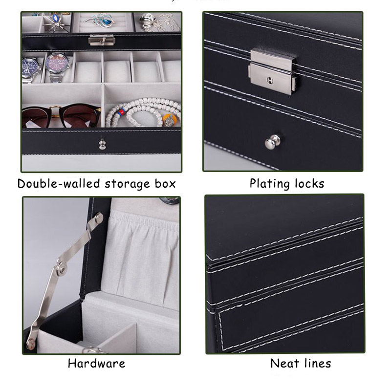 Новые 12-слотовые кожаные запи – обзор и цена Men Accessories Organiser