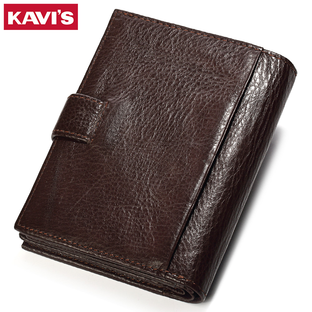 KAVIS кошелек из натуральной к – обзор и цена Coin Holder Men