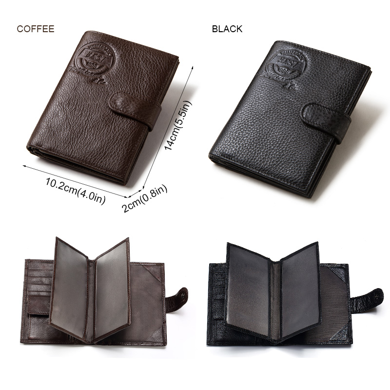 KAVIS кошелек из натуральной к – обзор и цена Coin Holder Men
